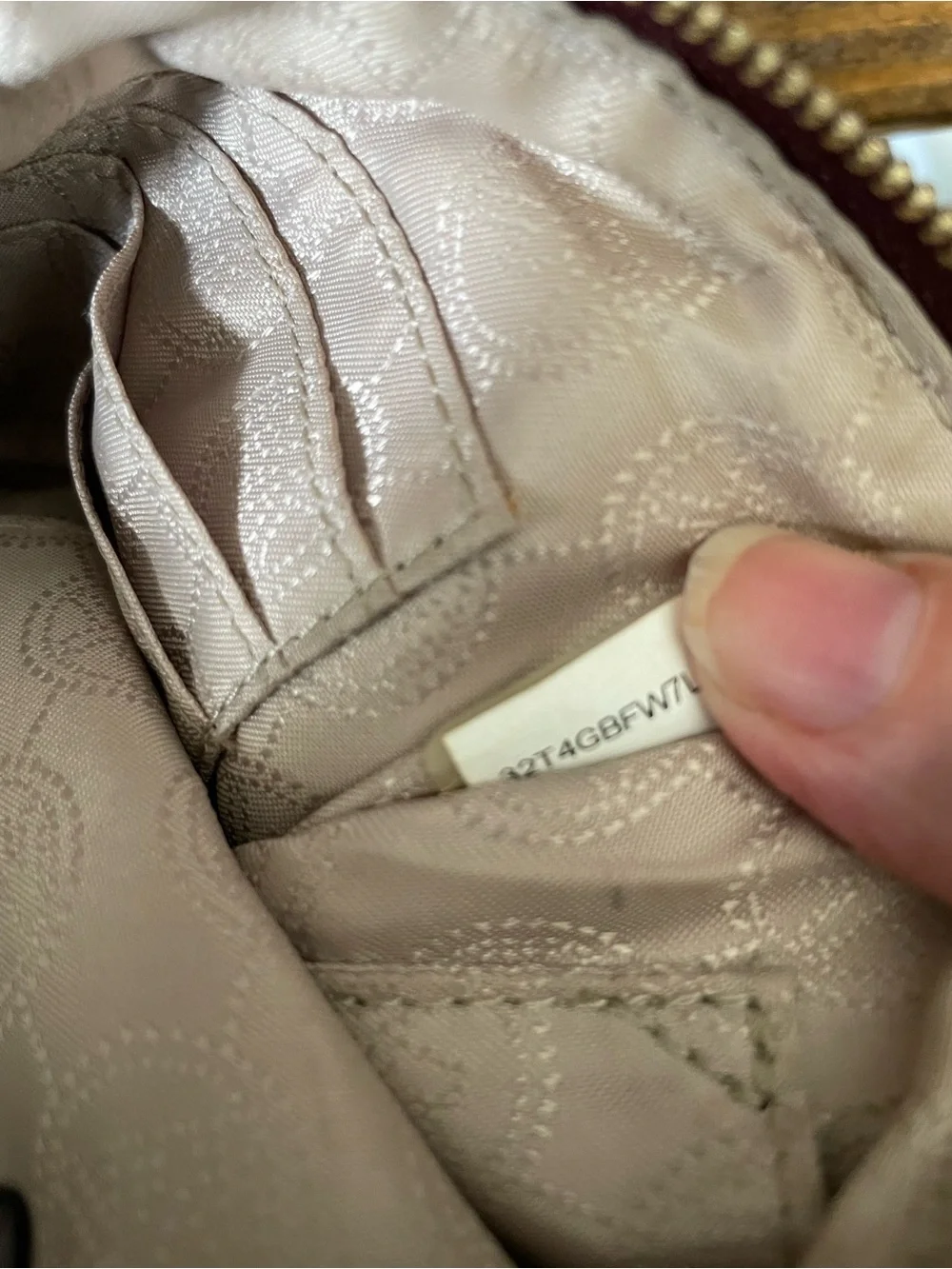 Michael Kors sleek pebbled